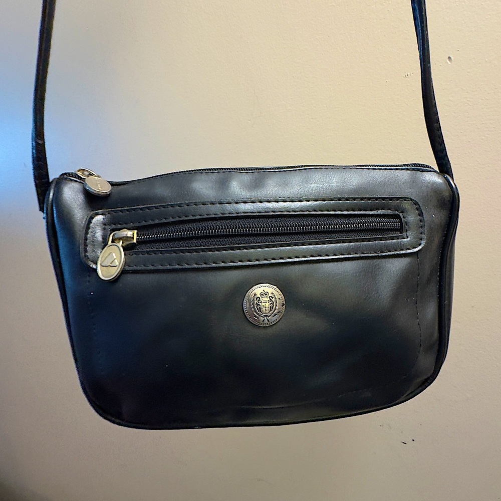 Vintage Liz Claiborne Crossbody Bag - Black